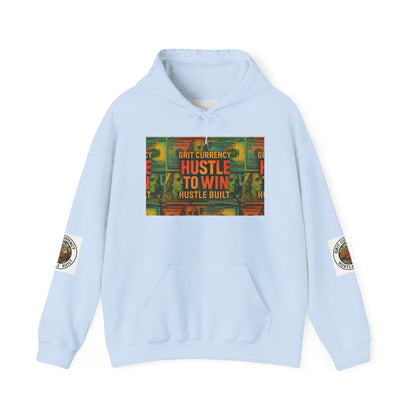 Unisex Hustle & Grit Hoodie - Motivational Sweatshirt for Dreamers, Perfect Gift for Entrepreneurs, Casual Wear, Workout Gear, [...]
