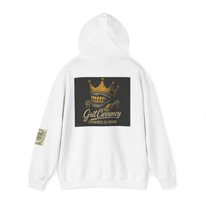 Crowned Grind Sweatshirt - Unisex Heavy Blend™ Hoodie, Streetwear, Cozy Gift, Unique Design, Casual Fashion, Everyday Wear