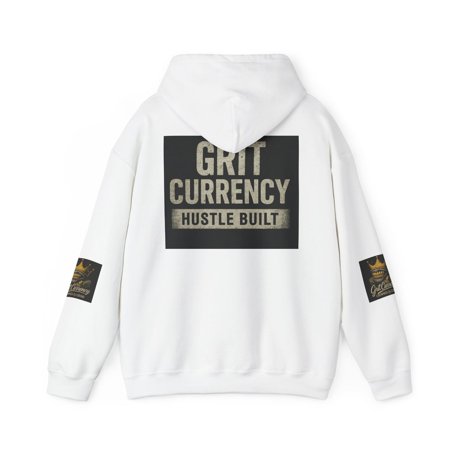Unisex Grit Currency Sweatshirt - Hustle Built Pullover, Motivational Hoodie, Streetwear Fashion, Gift for Entrepreneurs, Cozy Apparel