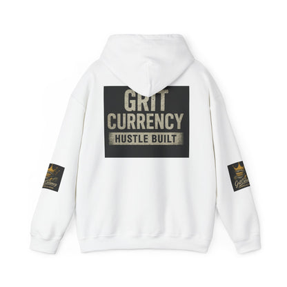 Unisex Grit Currency Sweatshirt - Hustle Built Pullover, Motivational Hoodie, Streetwear Fashion, Gift for Entrepreneurs, Cozy Apparel