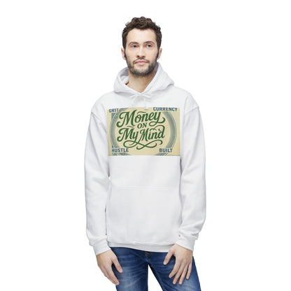 Unisex Hooded Sweatshirt with 'Money on My Mind' Design, Cozy Fashion for Hustlers, Gift for Entrepreneurs, Casual Wear, Motivational [...]