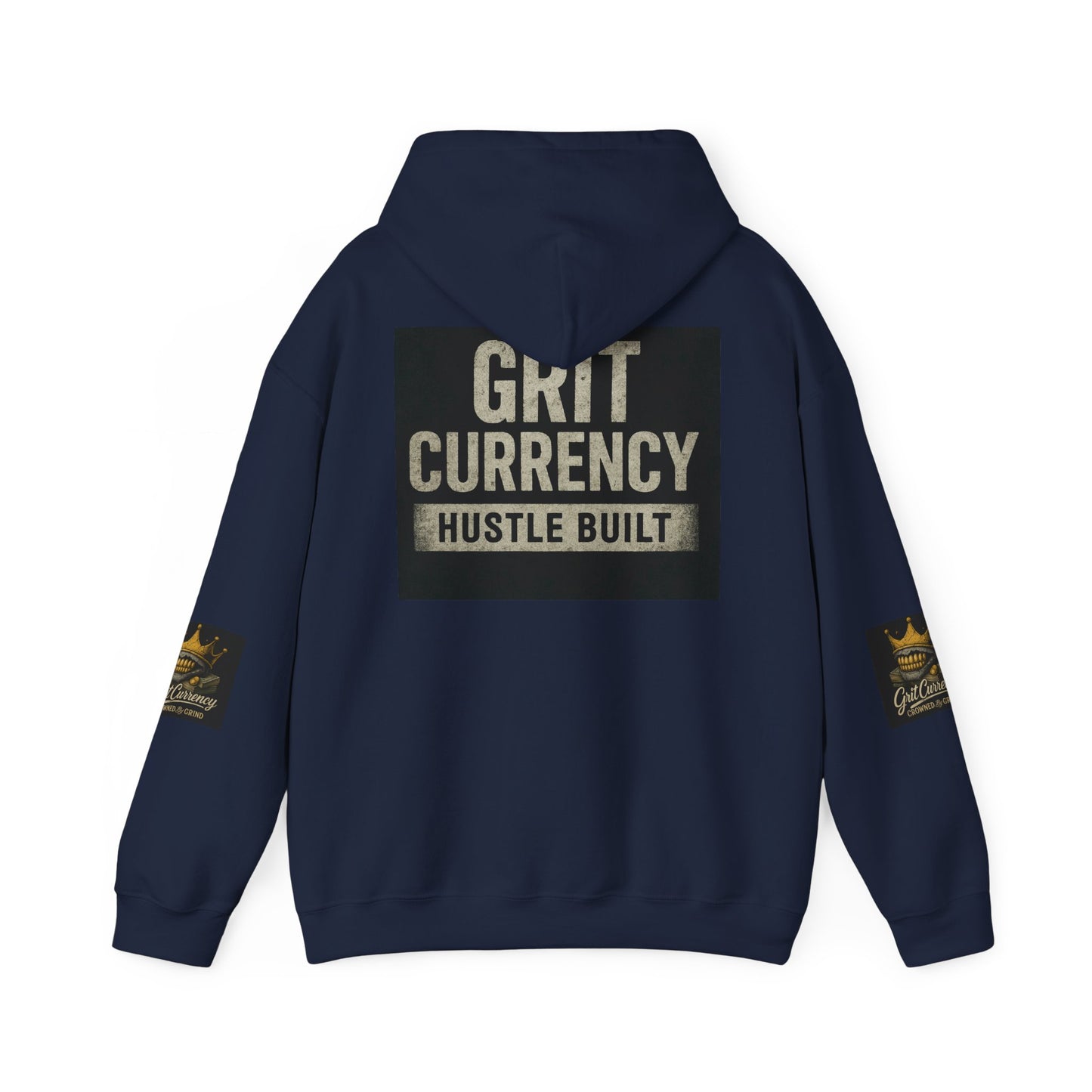Unisex Grit Currency Sweatshirt - Hustle Built Pullover, Motivational Hoodie, Streetwear Fashion, Gift for Entrepreneurs, Cozy Apparel