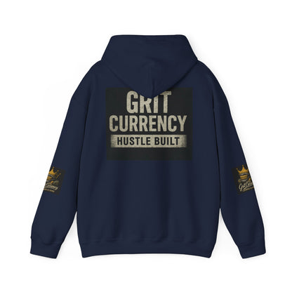 Unisex Grit Currency Sweatshirt - Hustle Built Pullover, Motivational Hoodie, Streetwear Fashion, Gift for Entrepreneurs, Cozy Apparel