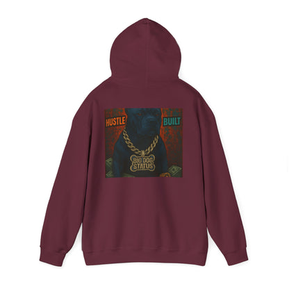Grit & Hustle Unisex Hoodie, Heavy Blend Sweatshirt for Comfort, Perfect Gift for Dog Lovers, Streetwear, Casual Style, Year-Round Use