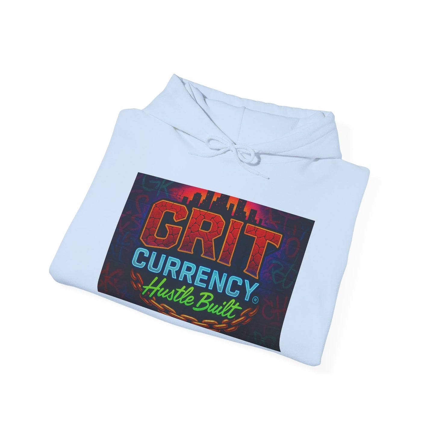 Hooded Sweatshirt with Grit City Design