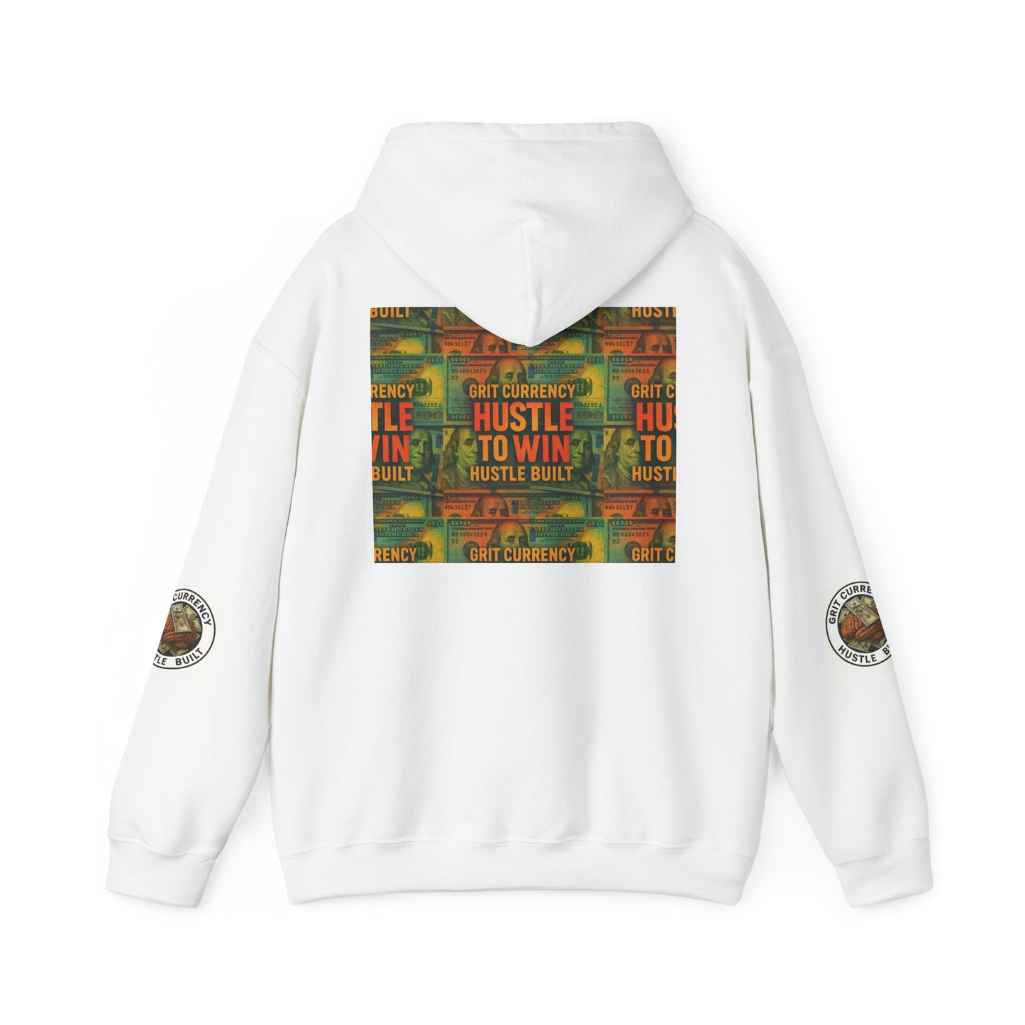 Unisex Hustle & Grit Hoodie - Motivational Sweatshirt for Dreamers, Perfect Gift for Entrepreneurs, Casual Wear, Workout Gear, [...]
