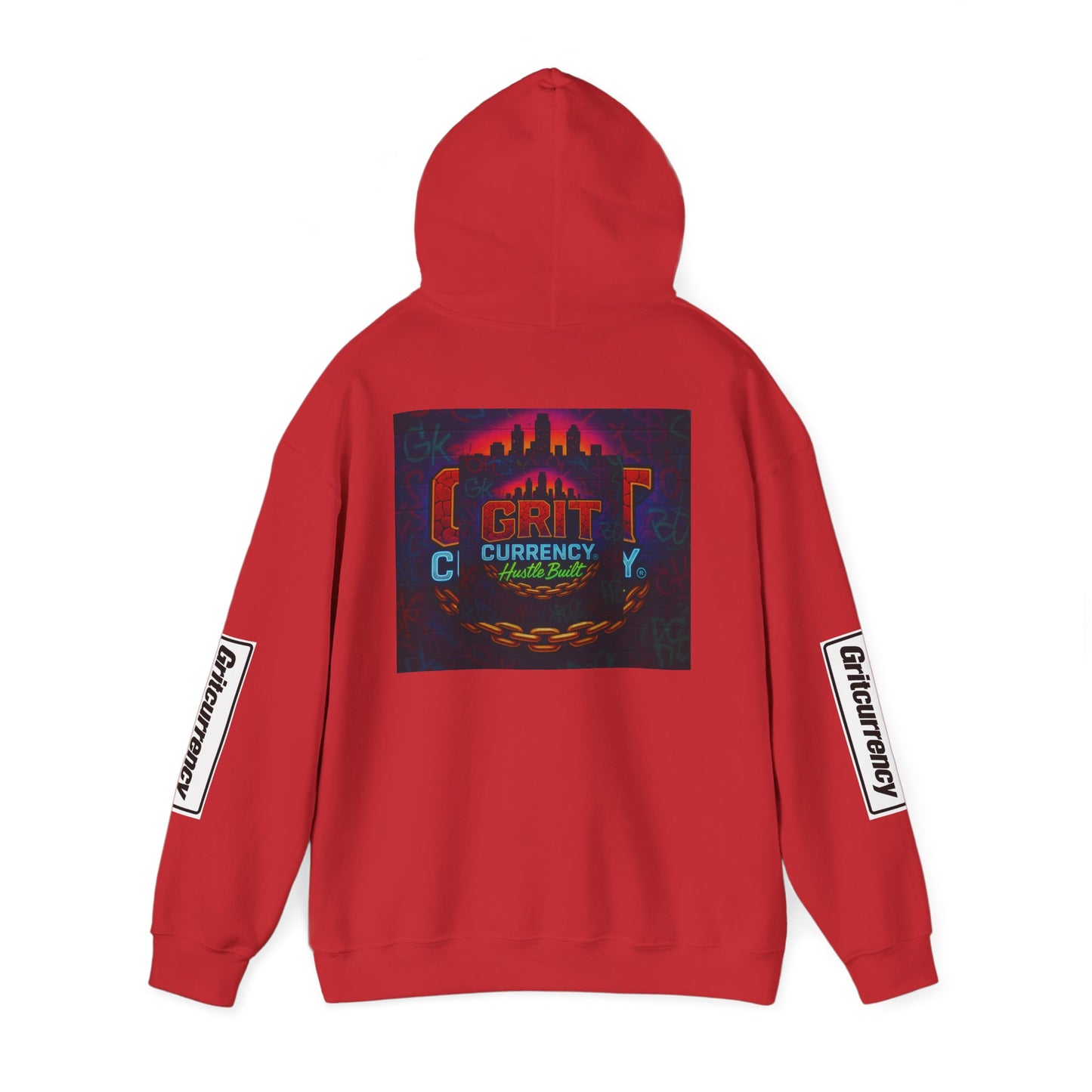 Hooded Sweatshirt with Grit City Design