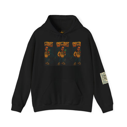 Grit Currency Hoodie, Motivational Sweatshirt, Hustle Built Apparel, Unisex Casual Wear, Gift for Entrepreneurs