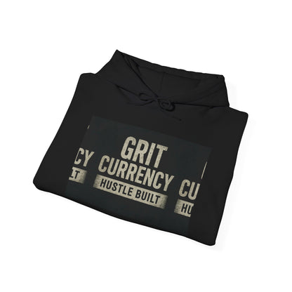 Unisex Grit Currency Sweatshirt - Hustle Built Pullover, Motivational Hoodie, Streetwear Fashion, Gift for Entrepreneurs, Cozy Apparel