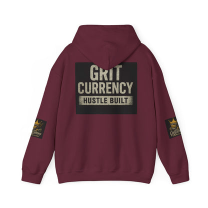 Unisex Grit Currency Sweatshirt - Hustle Built Pullover, Motivational Hoodie, Streetwear Fashion, Gift for Entrepreneurs, Cozy Apparel