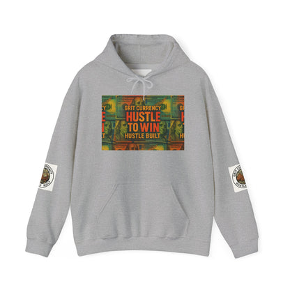 Unisex Hustle & Grit Hoodie - Motivational Sweatshirt for Dreamers, Perfect Gift for Entrepreneurs, Casual Wear, Workout Gear, [...]