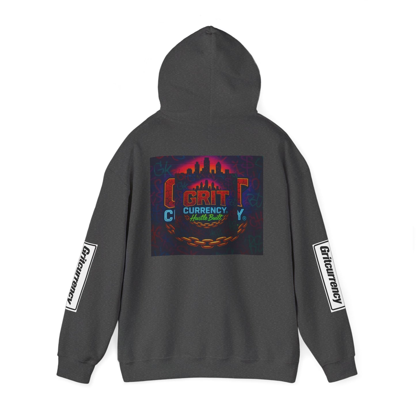 Hooded Sweatshirt with Grit City Design