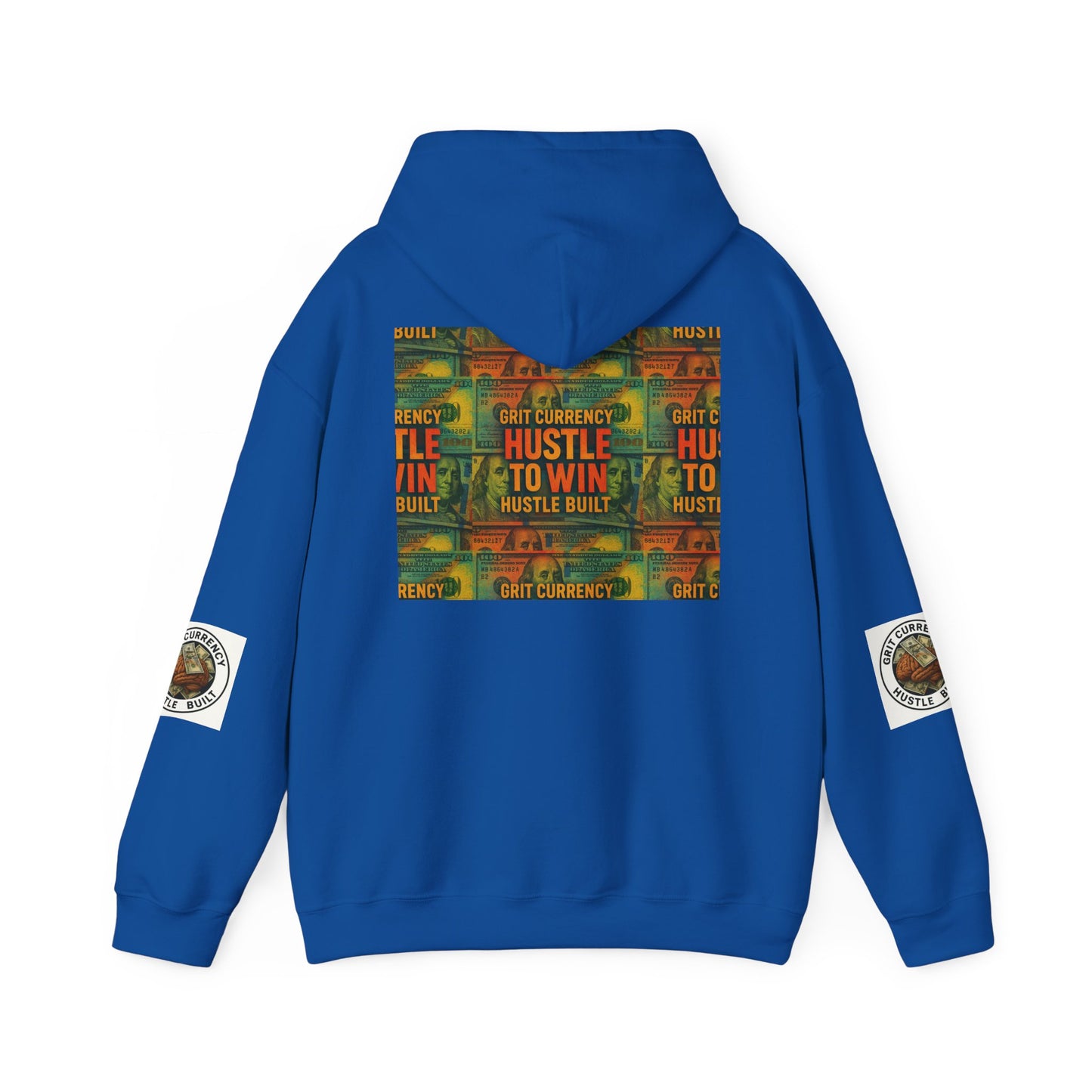 Unisex Hustle & Grit Hoodie - Motivational Sweatshirt for Dreamers, Perfect Gift for Entrepreneurs, Casual Wear, Workout Gear, [...]