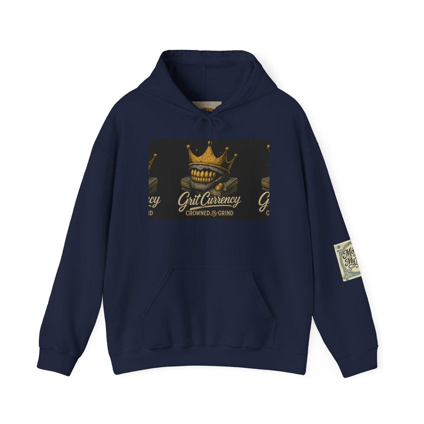 Crowned Grind Sweatshirt - Unisex Heavy Blend™ Hoodie, Streetwear, Cozy Gift, Unique Design, Casual Fashion, Everyday Wear