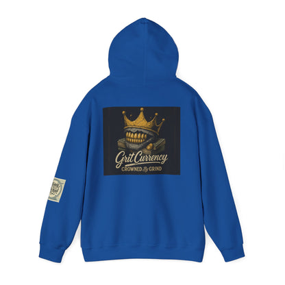 Crowned Grind Sweatshirt - Unisex Heavy Blend™ Hoodie, Streetwear, Cozy Gift, Unique Design, Casual Fashion, Everyday Wear