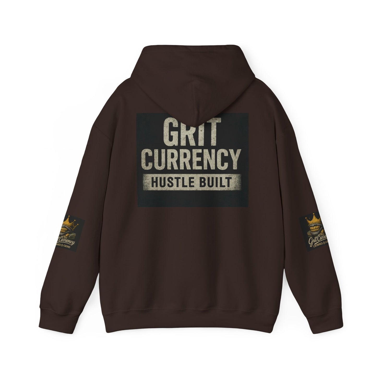 Unisex Grit Currency Sweatshirt - Hustle Built Pullover, Motivational Hoodie, Streetwear Fashion, Gift for Entrepreneurs, Cozy Apparel