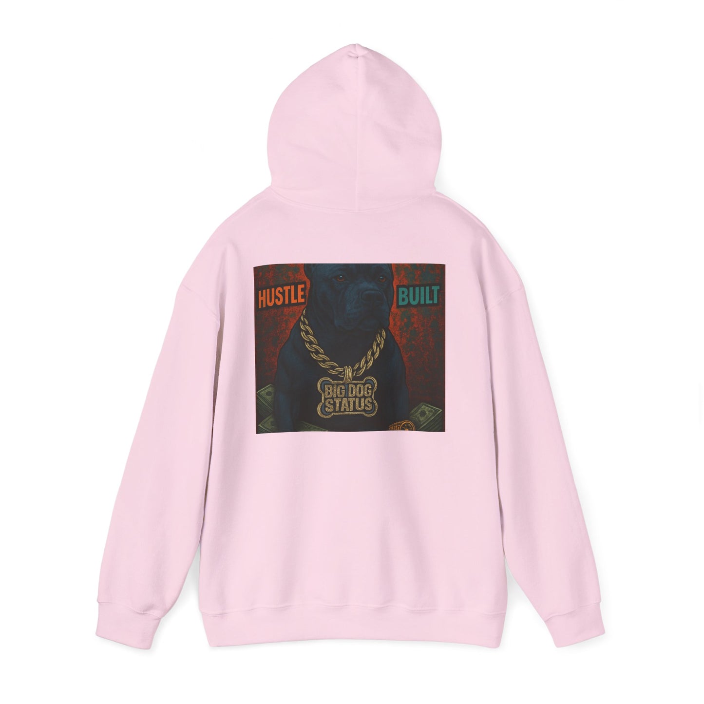 Grit & Hustle Unisex Hoodie, Heavy Blend Sweatshirt for Comfort, Perfect Gift for Dog Lovers, Streetwear, Casual Style, Year-Round Use