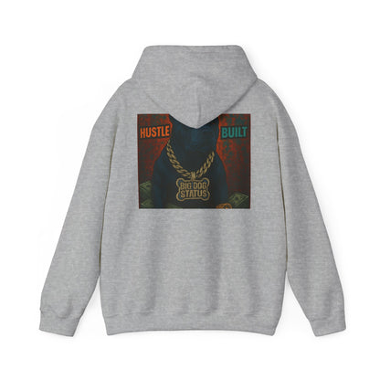 Grit & Hustle Unisex Hoodie, Heavy Blend Sweatshirt for Comfort, Perfect Gift for Dog Lovers, Streetwear, Casual Style, Year-Round Use