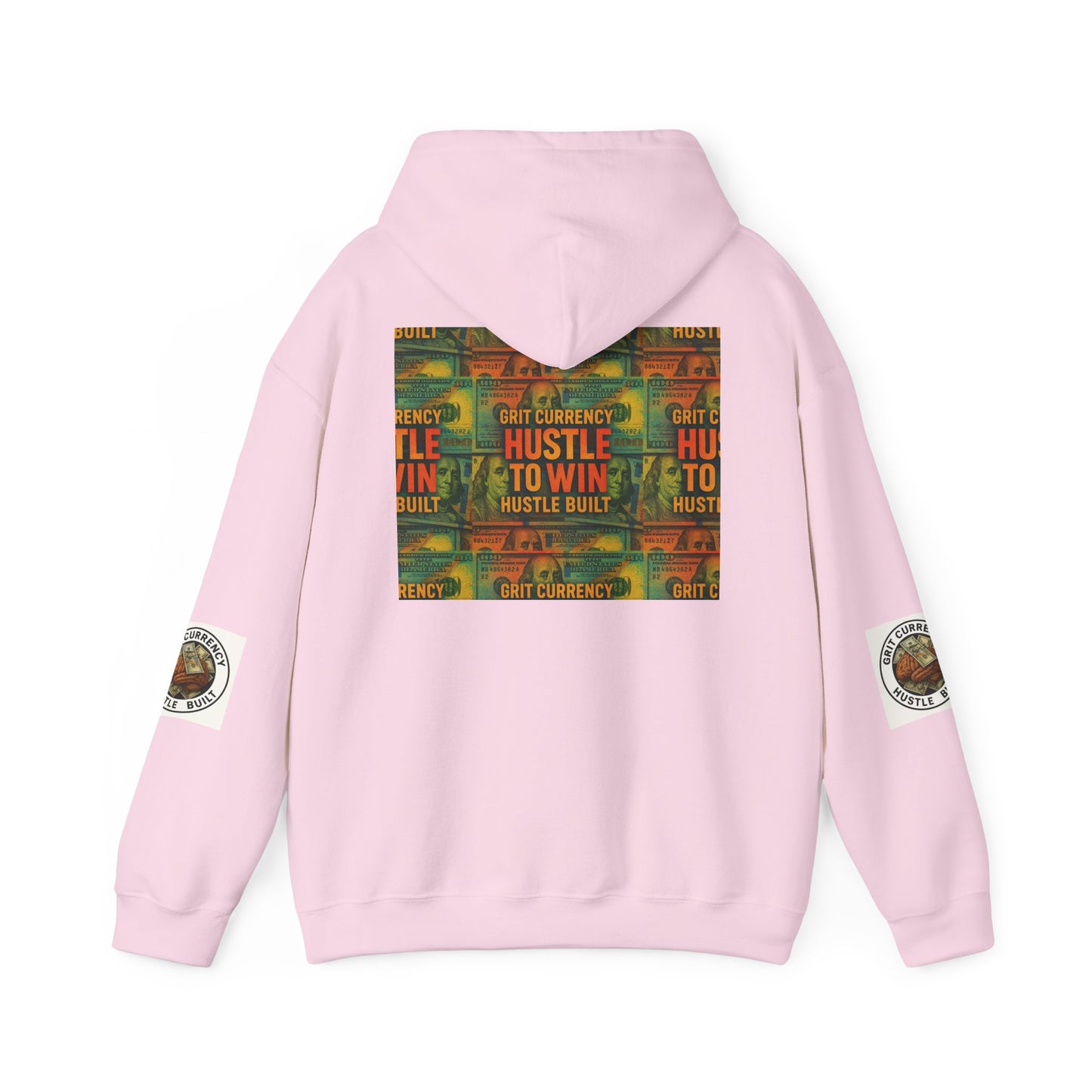 Unisex Hustle & Grit Hoodie - Motivational Sweatshirt for Dreamers, Perfect Gift for Entrepreneurs, Casual Wear, Workout Gear, [...]