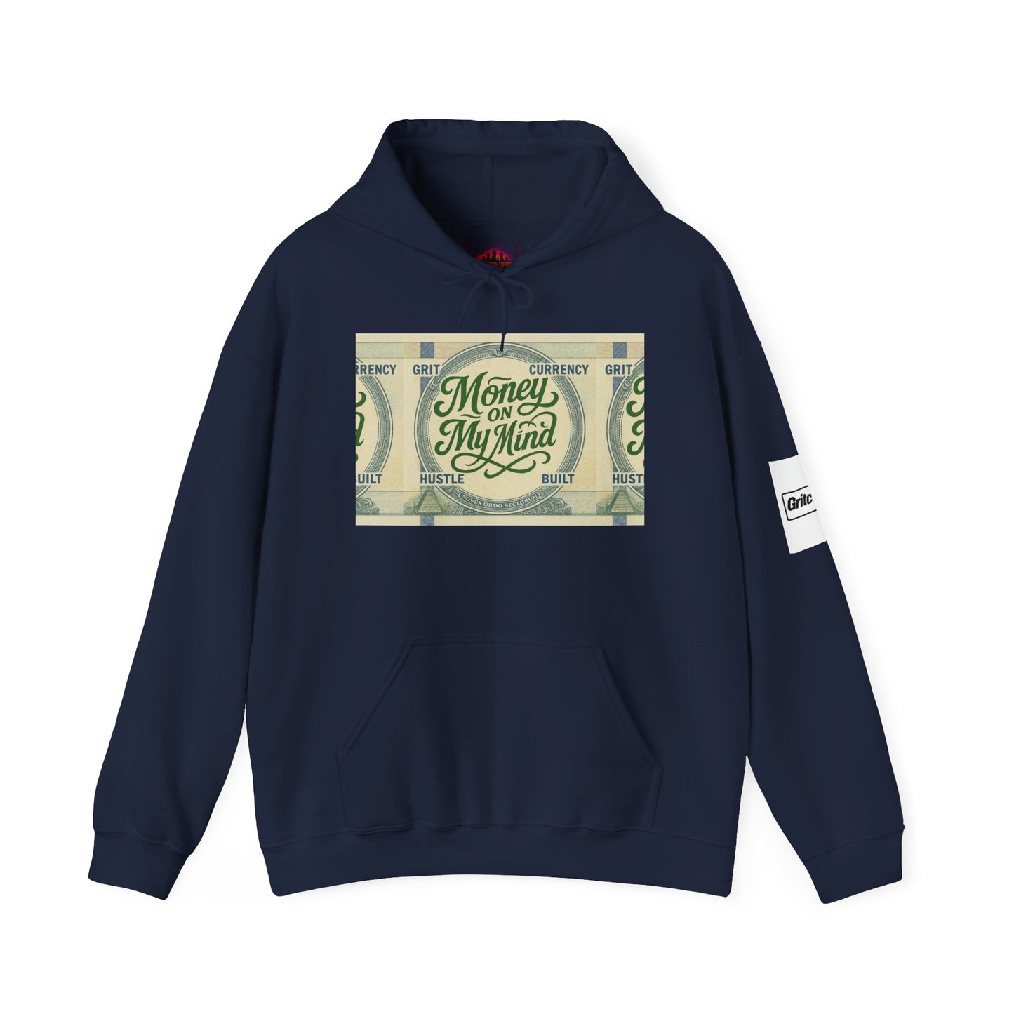 Money on My Mind Hooded Sweatshirt, Unisex Hoodie, Casual Wear, Gift for Him/Her, Trendy Streetwear, Cozy Layering
