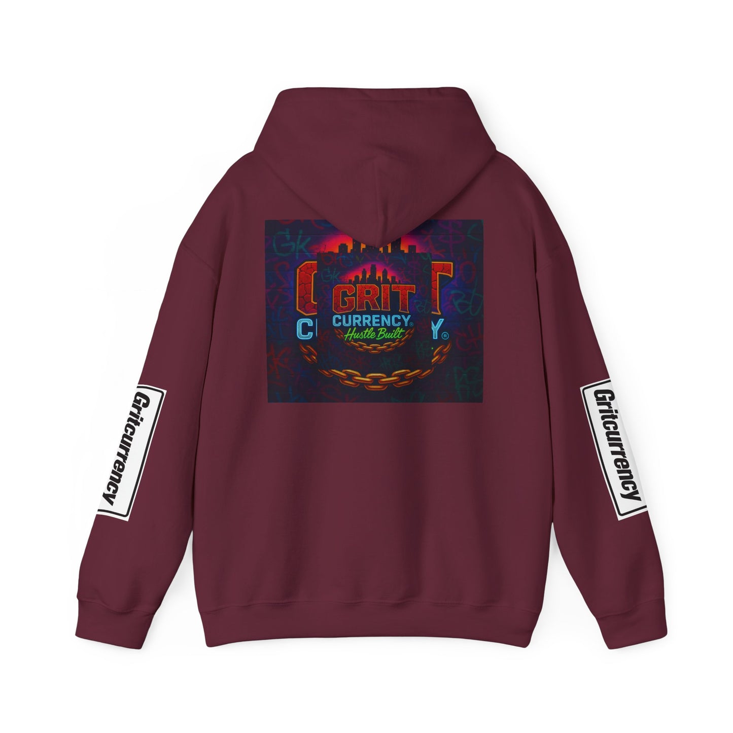 Hooded Sweatshirt with Grit City Design