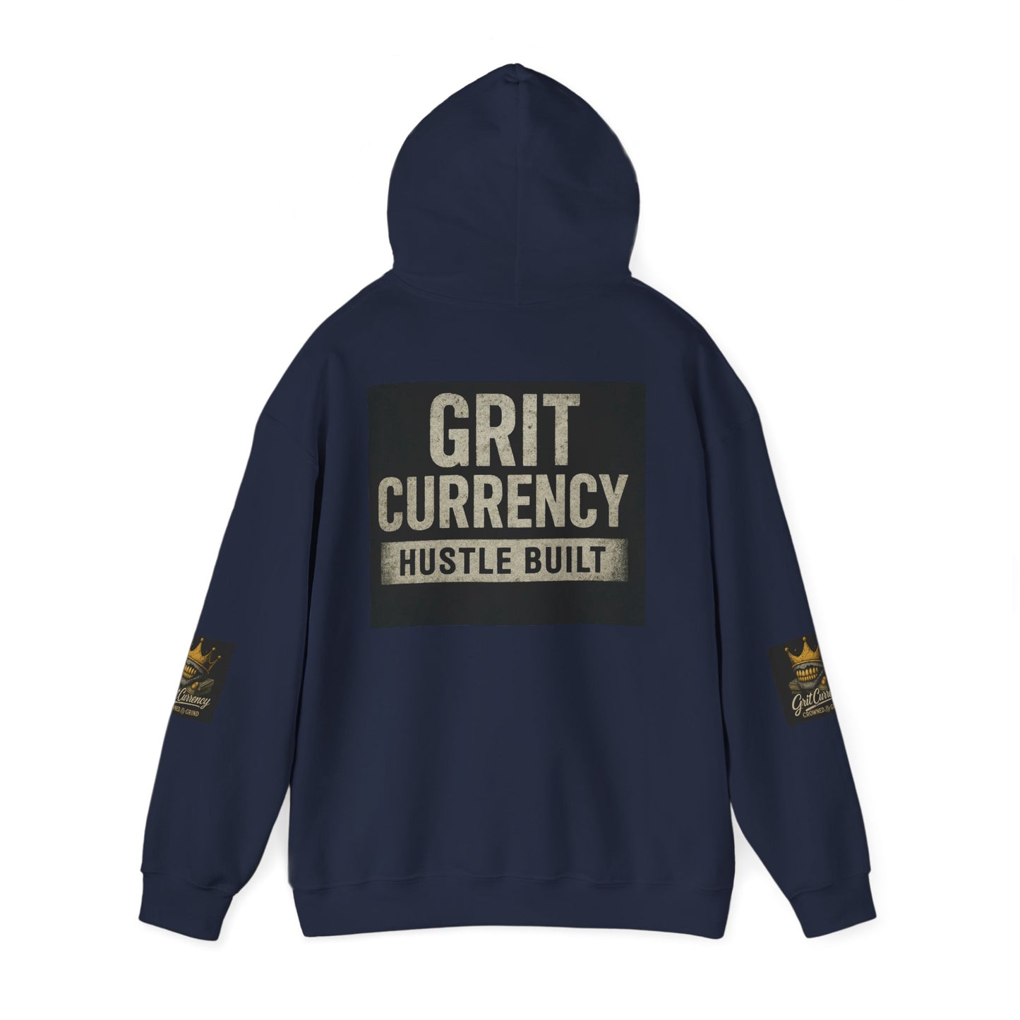 Unisex Grit Currency Sweatshirt - Hustle Built Pullover, Motivational Hoodie, Streetwear Fashion, Gift for Entrepreneurs, Cozy Apparel