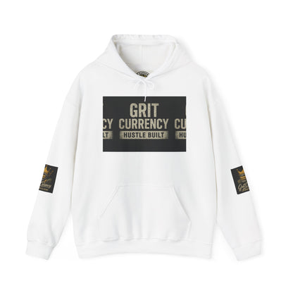 Unisex Grit Currency Sweatshirt - Hustle Built Pullover, Motivational Hoodie, Streetwear Fashion, Gift for Entrepreneurs, Cozy Apparel