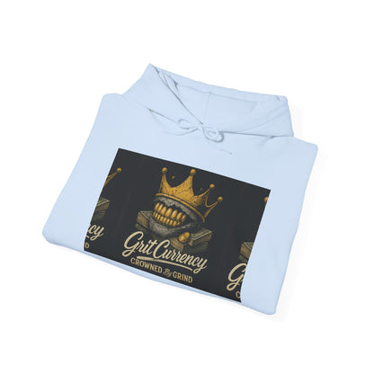 Crowned Grind Sweatshirt - Unisex Heavy Blend™ Hoodie, Streetwear, Cozy Gift, Unique Design, Casual Fashion, Everyday Wear