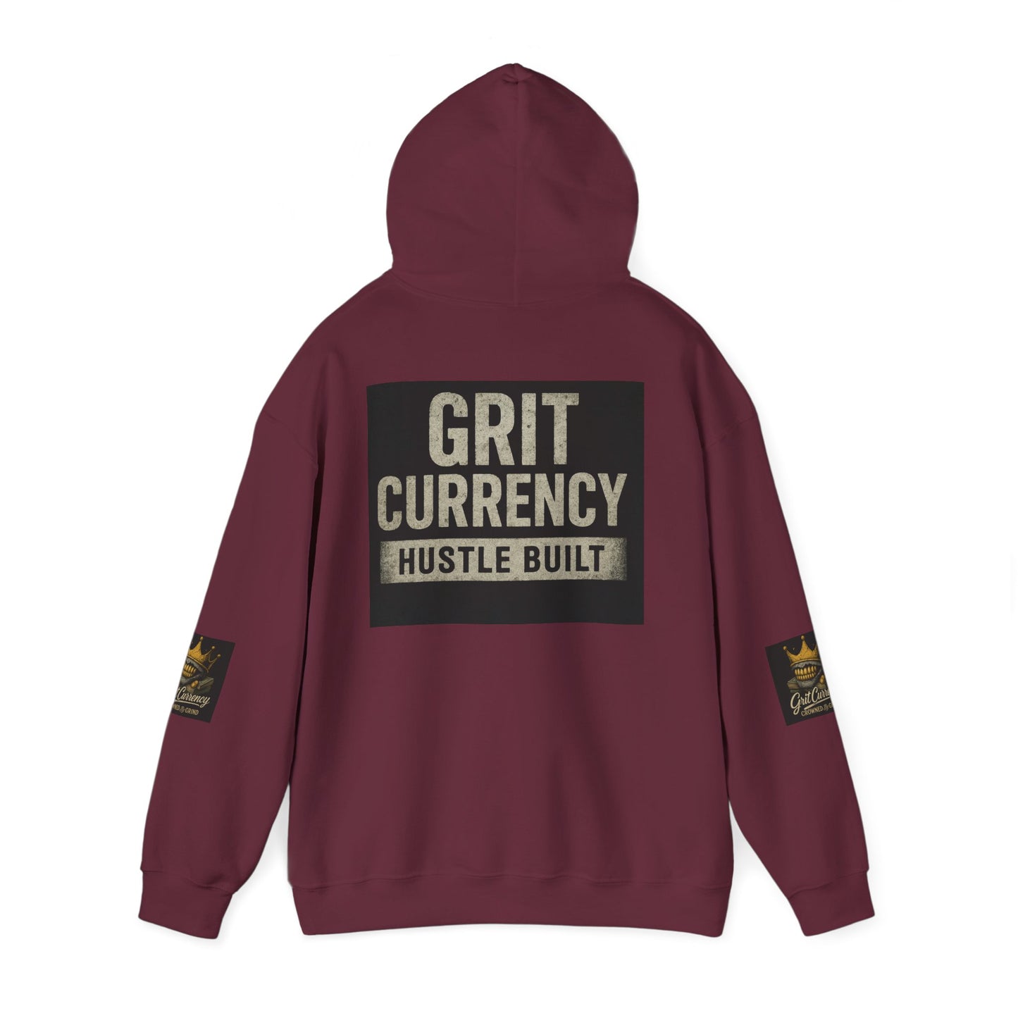 Unisex Grit Currency Sweatshirt - Hustle Built Pullover, Motivational Hoodie, Streetwear Fashion, Gift for Entrepreneurs, Cozy Apparel