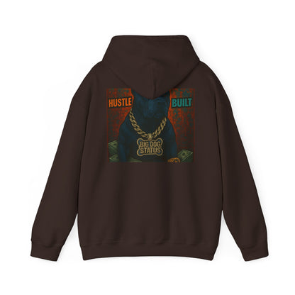 Grit & Hustle Unisex Hoodie, Heavy Blend Sweatshirt for Comfort, Perfect Gift for Dog Lovers, Streetwear, Casual Style, Year-Round Use