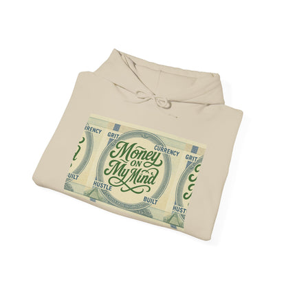 Money on My Mind Hooded Sweatshirt, Unisex Hoodie, Casual Wear, Gift for Him/Her, Trendy Streetwear, Cozy Layering