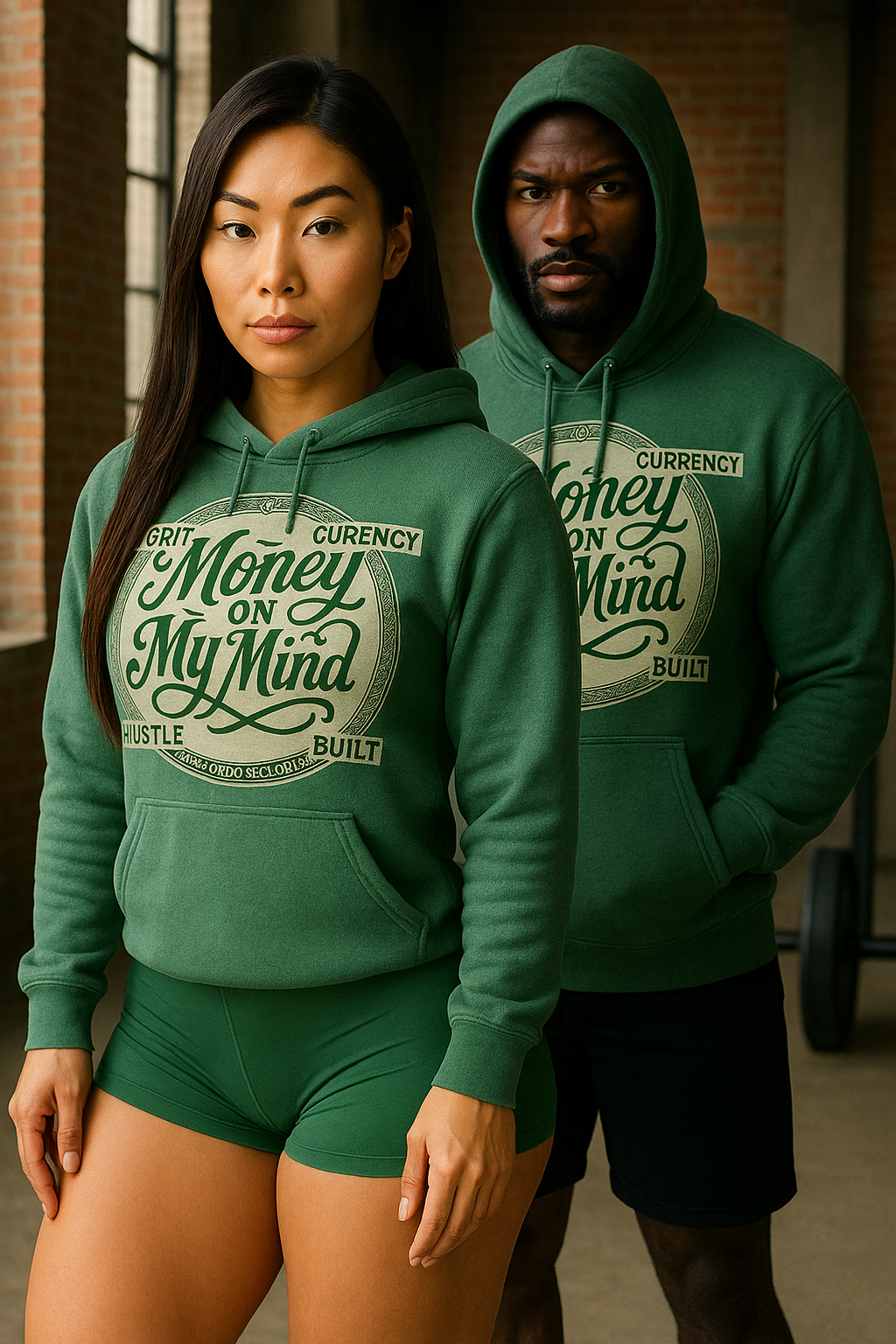 Unisex Hooded Sweatshirt with 'Money on My Mind' Design, Cozy Fashion for Hustlers, Gift for Entrepreneurs, Casual Wear, Motivational [...]