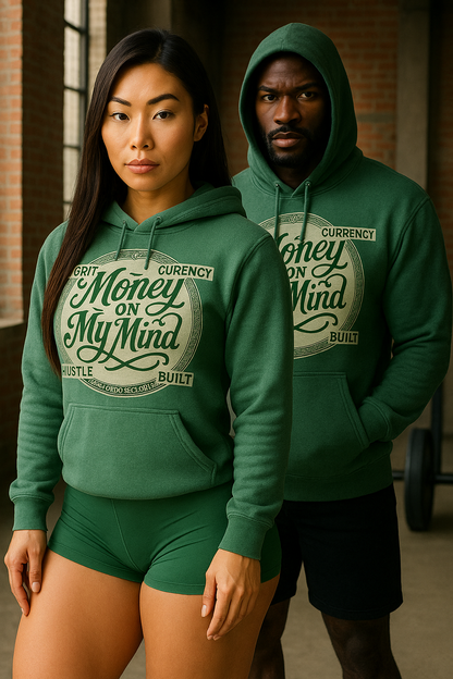 Unisex Hooded Sweatshirt with 'Money on My Mind' Design, Cozy Fashion for Hustlers, Gift for Entrepreneurs, Casual Wear, Motivational [...]